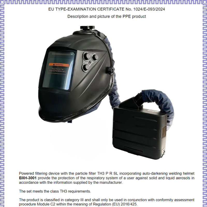 papr welding respirator